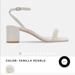 Dolce Vida Zalima Pearl in Vanilla NWT